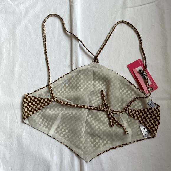 patterend halter tank cropped - Picture 2 of 2